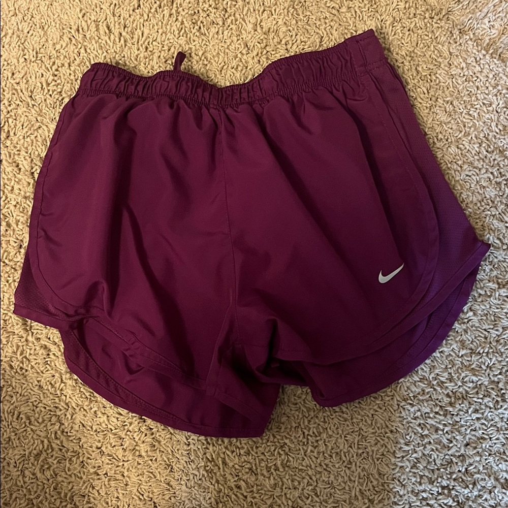 Nike Women's Vibrant Purple Athletic Shorts